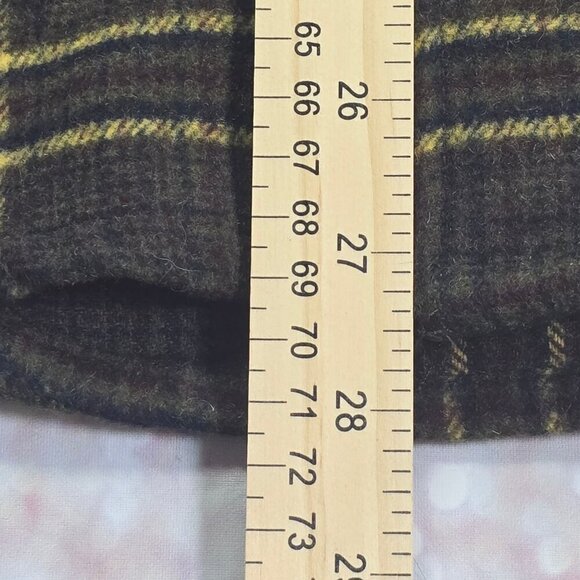 Lucky Brand Brown Plaid Wool Blend Workshirt, Men's Medium - Picture 9 of 9